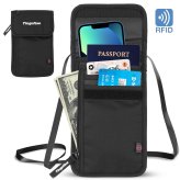 Secure Travel Companion Wallet - RFID Blocking Passport and ID Holder with Neck Strap