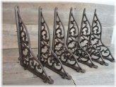 Vine Garden Rustic Shelf Braces