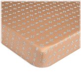 Copper Dash Baby Cotton Sateen Fitted Crib Sheet