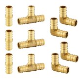 PEX Crimp Brass Fittings Set