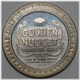 Golden Nugget $5 Sterling Silver Slot Token