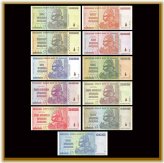 Zimbabwe Historical Currency Set