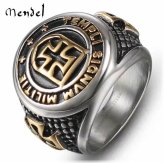 Golden Templar Cross Ring