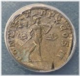 Caracalla AR Denarius, AD 207 - ANACS EF 40