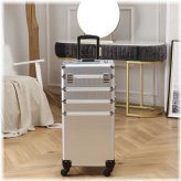 Aluminum Beauty Organizer Trolley