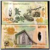 Papua New Guinea 100 Kina 2008 Polymer Commemorative Banknote