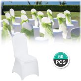 White Spandex Chair Cover Set