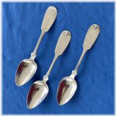 Maynard Mayo Coin Silver Teaspoons Collection