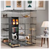 Feline Haven Cube with Hammock