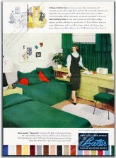 Vintage Collegiate Dorm Ad Art
