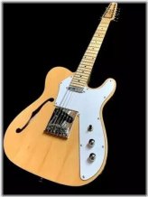 Natural 12-String Strat-Style Electric Guitar