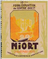 Niort's Floral Legacy: A Rare MNH Stamp from France's 1932 Industry Fair