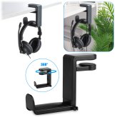 360° Headset Hanger: A Convenient and Practical Under Desk Mount