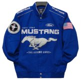 Mustang Racing Embroidered Cotton Jacket by JH Design