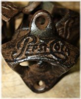 Vintage Iron Wall Mount Bottle Opener