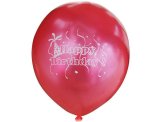 Crimson Celebration Balloons Set