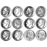 Roosevelt Dime Gem Proof Decade Set