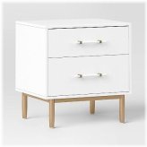 Luxe White Nightstand