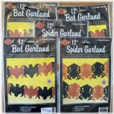 Spooky Spider Bat Garland & Banner Set
