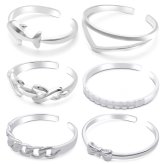 Kezef Creations' Sterling Silver Beach Toe Rings