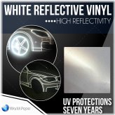 Reflective White Sign Vinyl