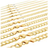 Golden Curb Chain Collection