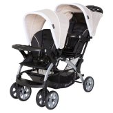 Khaki Double Baby Stroller