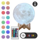 Lunar Glow Night Lamp - USB Chargeable with Remote and Touch Control for Home Decor and Gifting