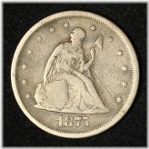 1875-S San Francisco Mint Silver Twenty Cent Piece