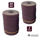 Supermax Sanding Wraps (80g, Qty 2) for Drum Sanders