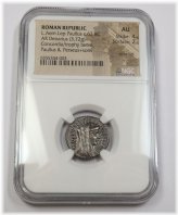 Roman Republic Denarius Coin from 62 BC