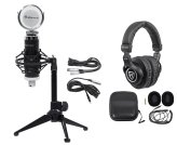 Ultimate Gaming Audio & Streaming Bundle with RCM03 Mic, Headphones, and Tripod