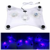 Tri-Fan USB Cooling Stand with LED Lights