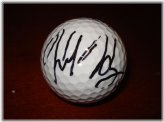 Hank Haney's Golf Ball Autographed by Tiger Woods' Swing Coach