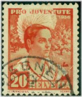 Girl of Schwyz - Used Very Fine Stamp