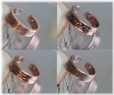 Copper Magnetic Adjustable Ring