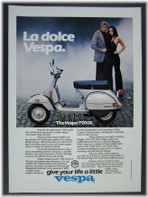 Retro Vespa Print