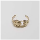 Celestial Gold Toe Ring