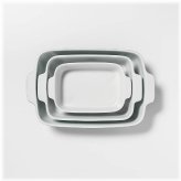 Slate Blue Stoneware Trio