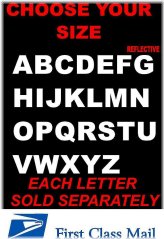 Reflective Address Decal