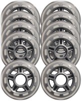 Silver Spoke Roller Wheels