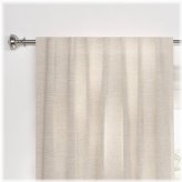 Textural Overlay Cream Window Curtain