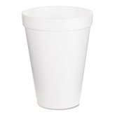 White Foam Drink Cups - Pack of 25