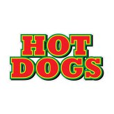 Red Hot Dog Decals for Food Trucks and Concessions
