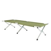 Green Foldable Cot with Carrying Case