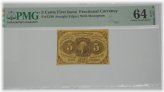 Liberty Shield 5c Fractional Note