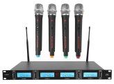 QuadWave Pro Wireless Microphone System with LCD Display