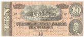 Confederate States of America $10 Note (1864)