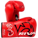 Guerrero Pro Fight Leather Gloves - Red