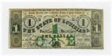 Louisiana Civil War Era $1 Note